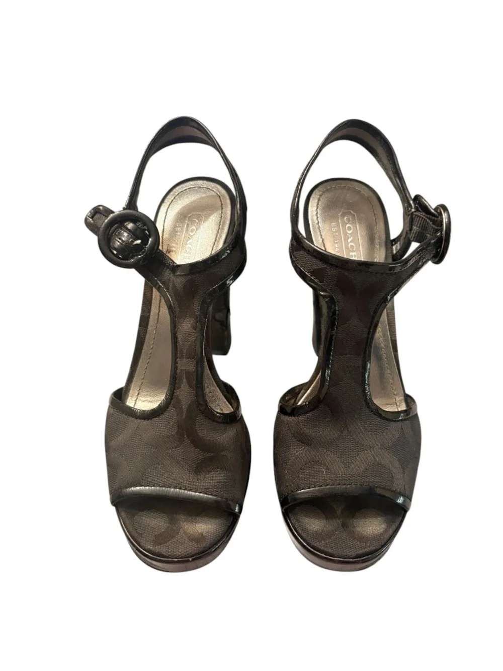 Coach Lydia Heels Black - 6.5 🌟